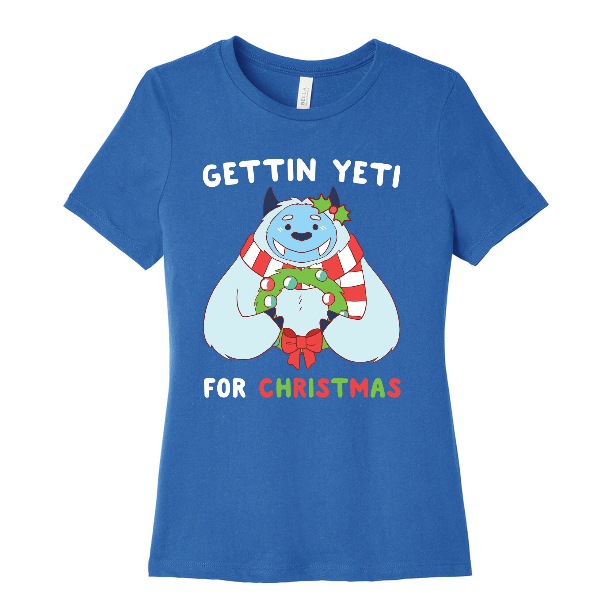 Gettin' Yeti for Christmas  Women's Cotton Tee
